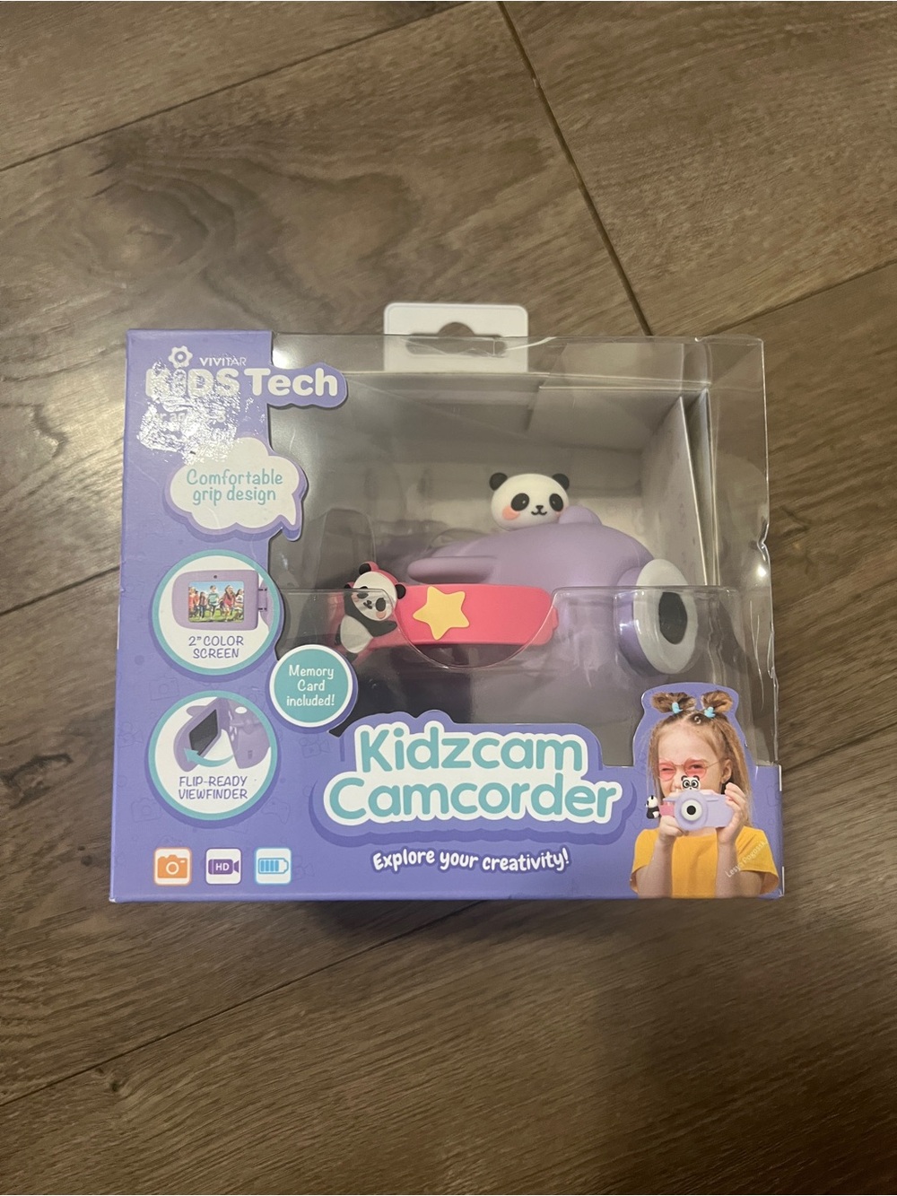Vivitar Kidzcam Camcorder Panda Kids Tech KidzTech Brand New